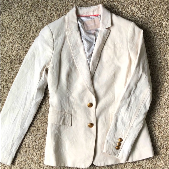 Banana Republic Jackets & Blazers - Banana Republic Linen Blazer classic fit 2P